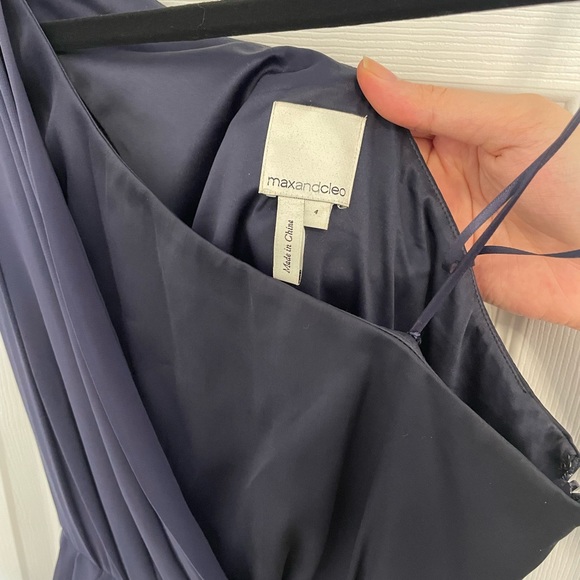 Max & Cleo Formal Navy Gown - Picture 2 of 2